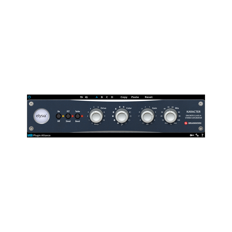 Plugin Alliance / elysia karacter【★同社大ヒット商品であるKaracter Discrete Class A Stereo Saturatorを正確にモデル化！★】【★最大98%OFF！ Plugin Alliance Summer SALE 2025！キャンペーン期間:〜2025年6月30日(月)23:59まで！！★】