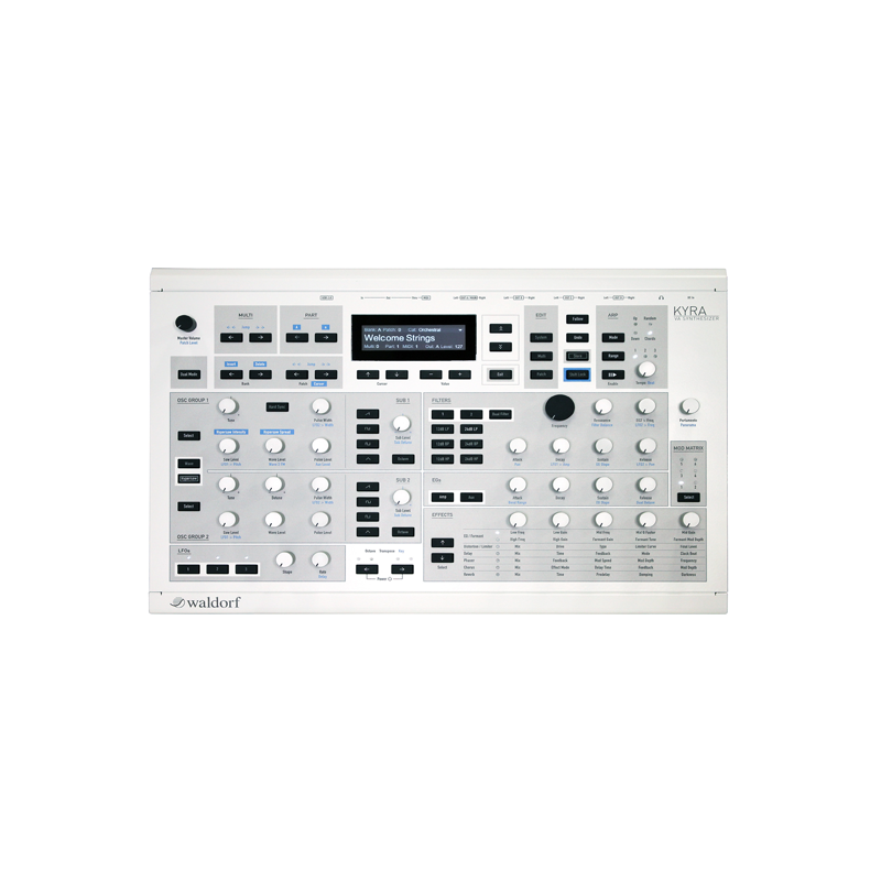 Waldorf / Kyra (Highend Virtual Analog Synthesizer)【★Wall of Sound – 音の壁を築き上げる、 史上最強のバーチャル・アナログ・ビースト、爆誕！★】