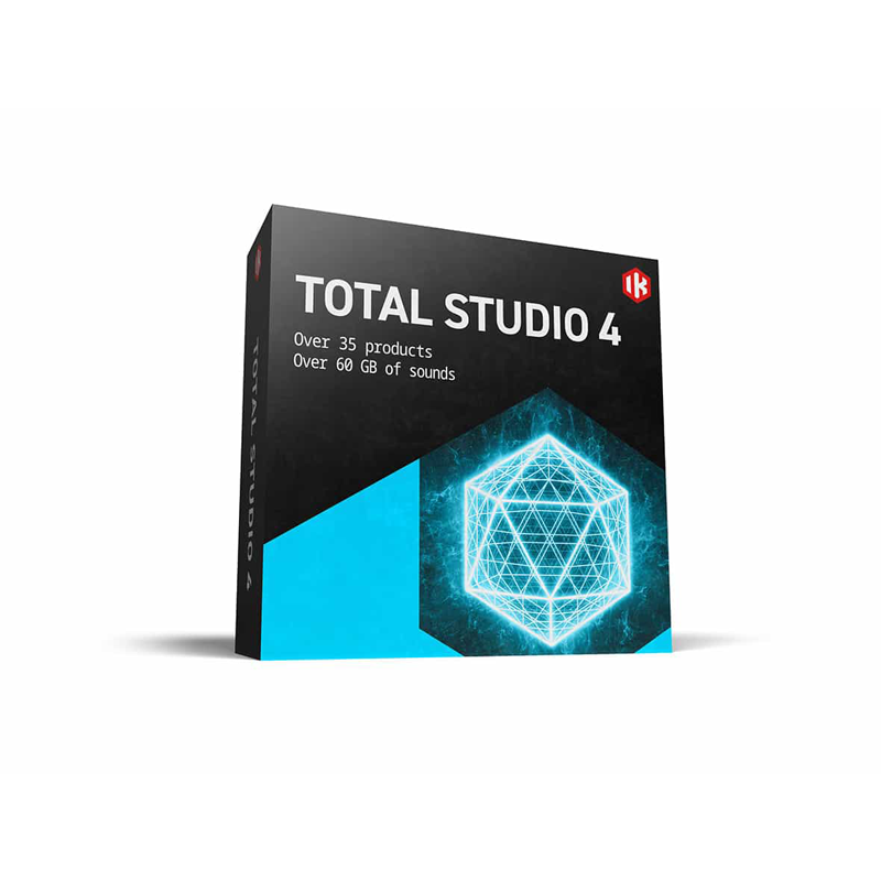 IK Multimedia / Total Studio 4【★38タイトルの製品、200種以上のエフェクト、3,000種以上の音色を収録したエントリー・バンドル！★】